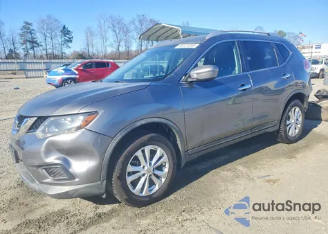 2016 Nissan Rogue S из США, поврежденный, VIN KNMAT2MT9GP726002